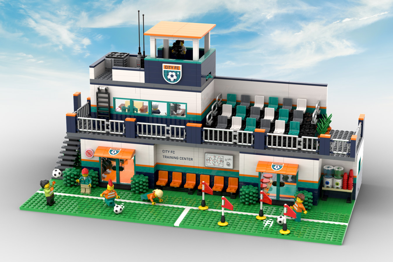 Lego city football on sale