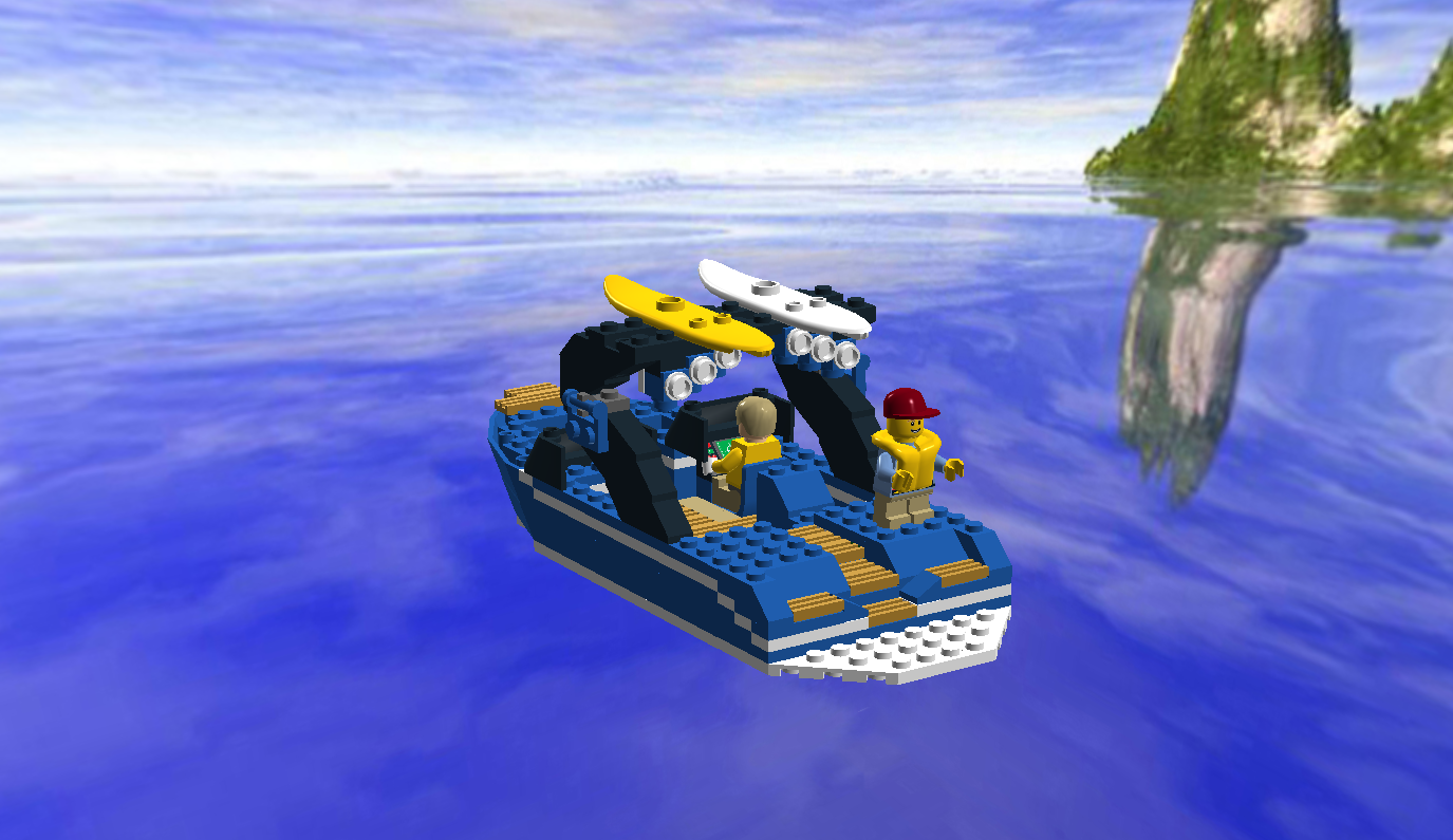 Lego wakeboard boat on sale