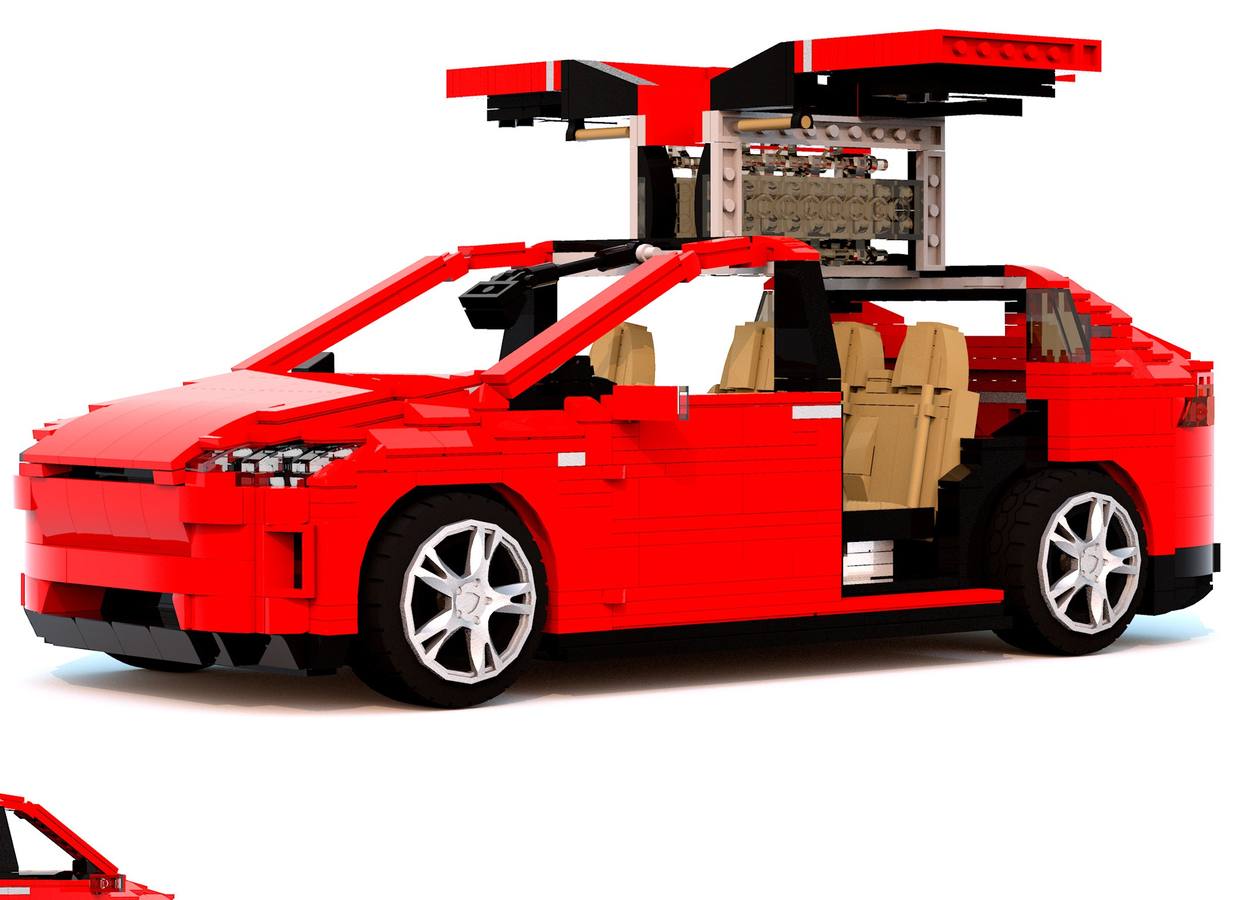 lego tesla model x