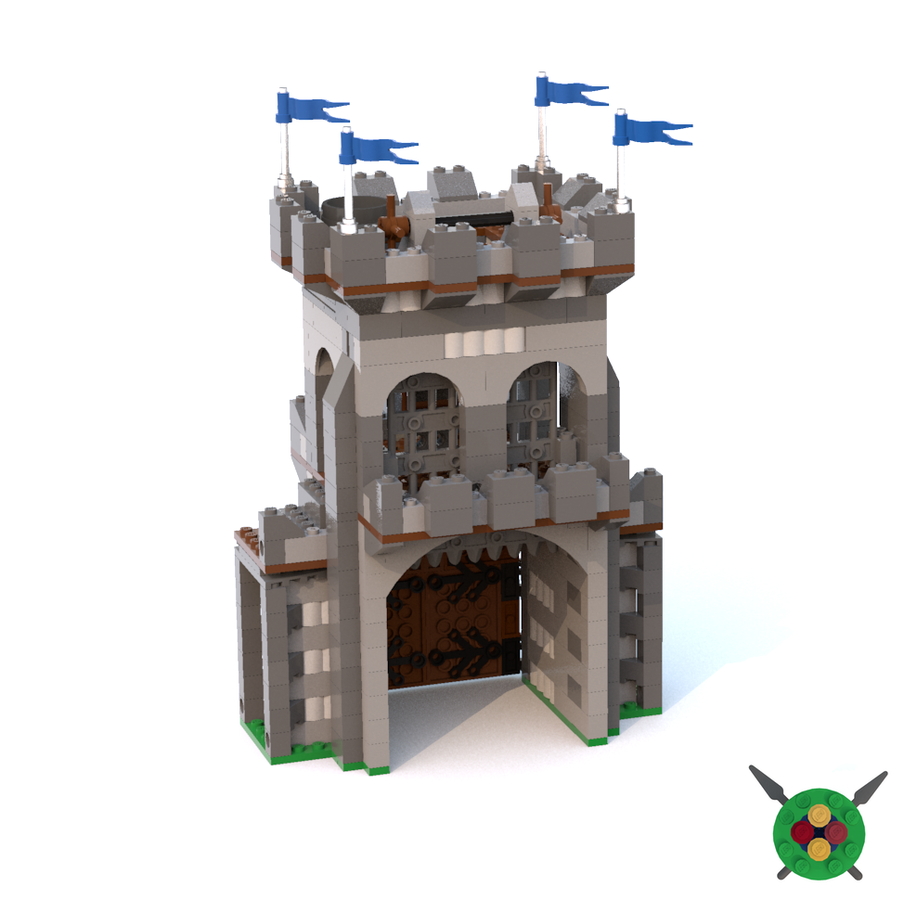 Wwei costruzioni per castello medievale modulare 2722 mattoncini compatibili  con lego GE5EB47N522RL36W11PK7E5B - IdeaLuceStore