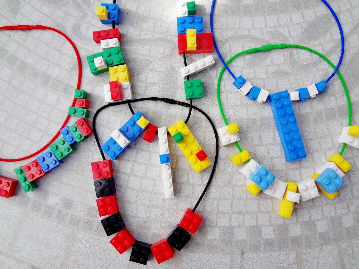 Lego on sale necklace diy