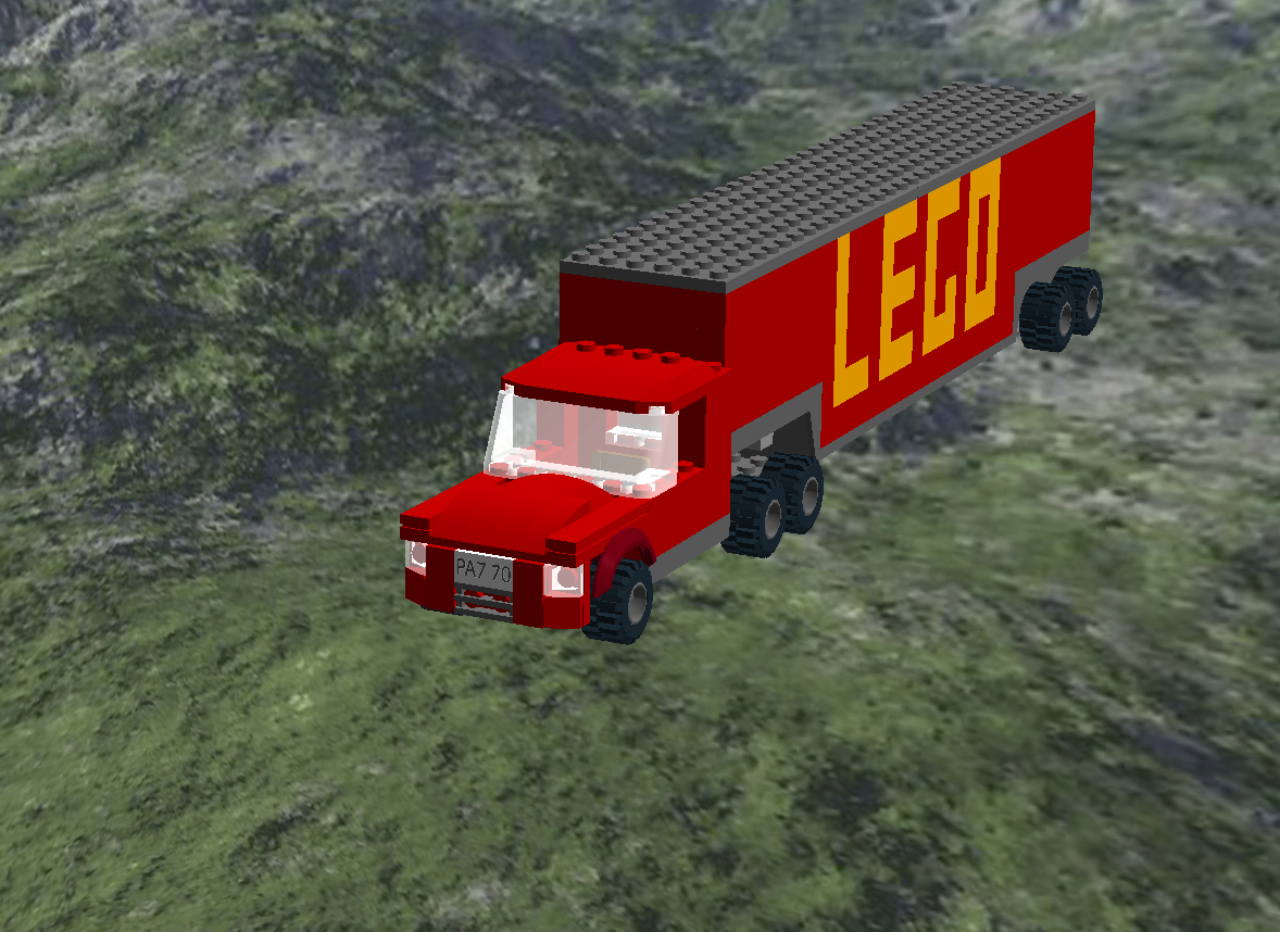 Lego discount dhl truck