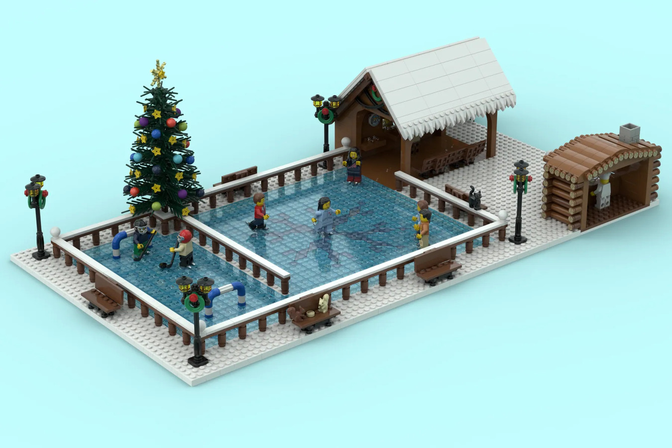 Lego cheap ice skating