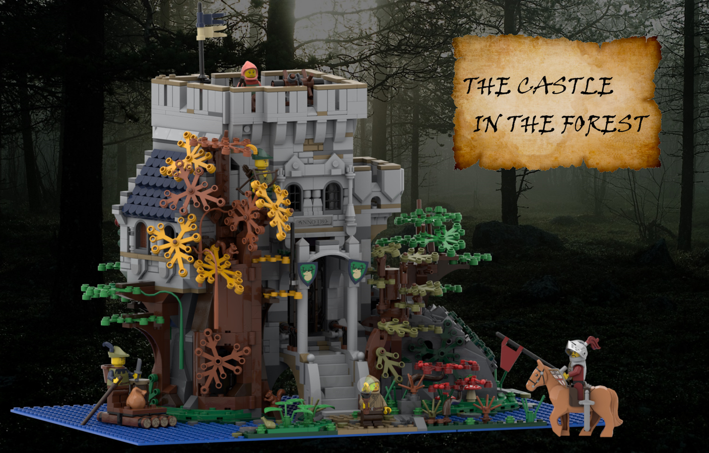 Lego ideas castle discount in the forest