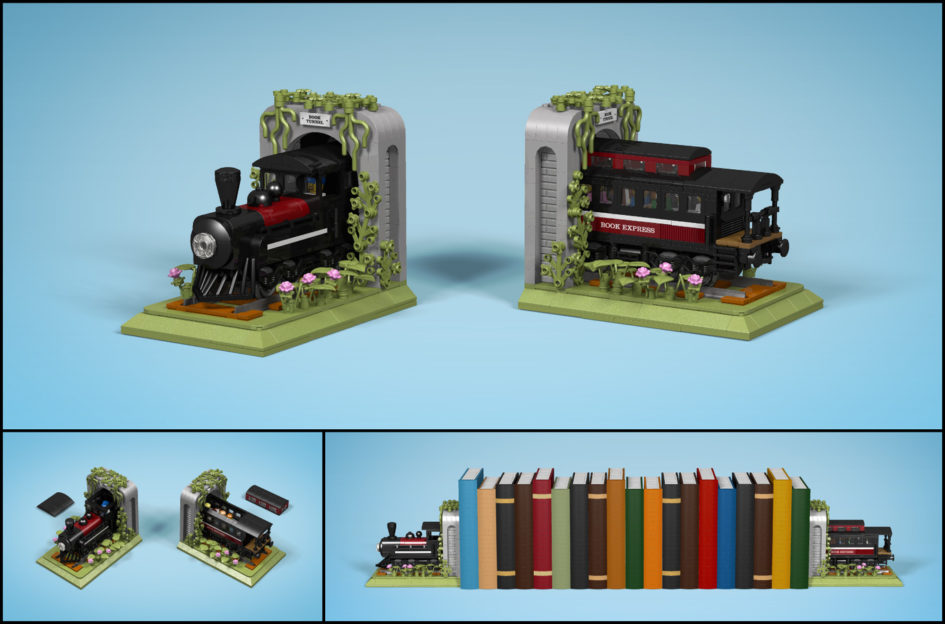 Building lego trains discount book