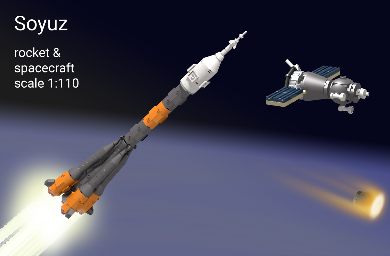 Lego sales soyuz rocket