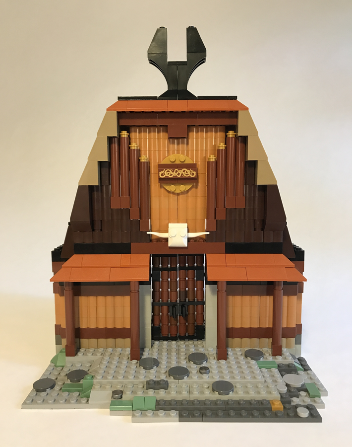 LEGO IDEAS Beowulf & Grendel Scandinavian Mead Hall
