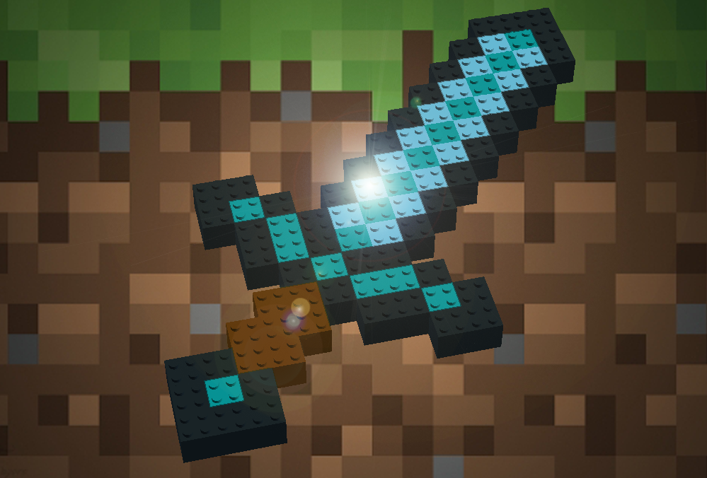 real minecraft sword