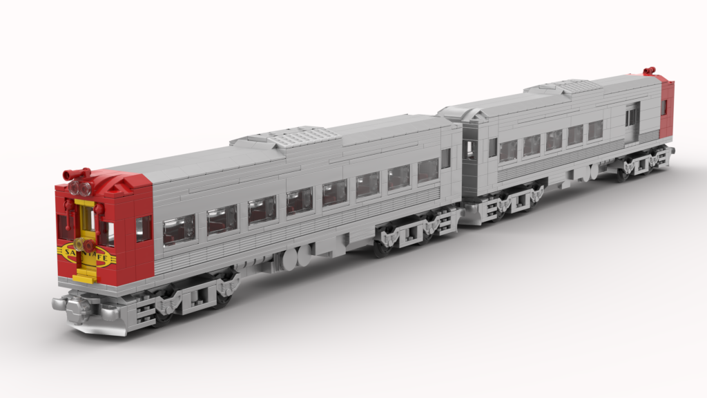 Lego santa fe discount train