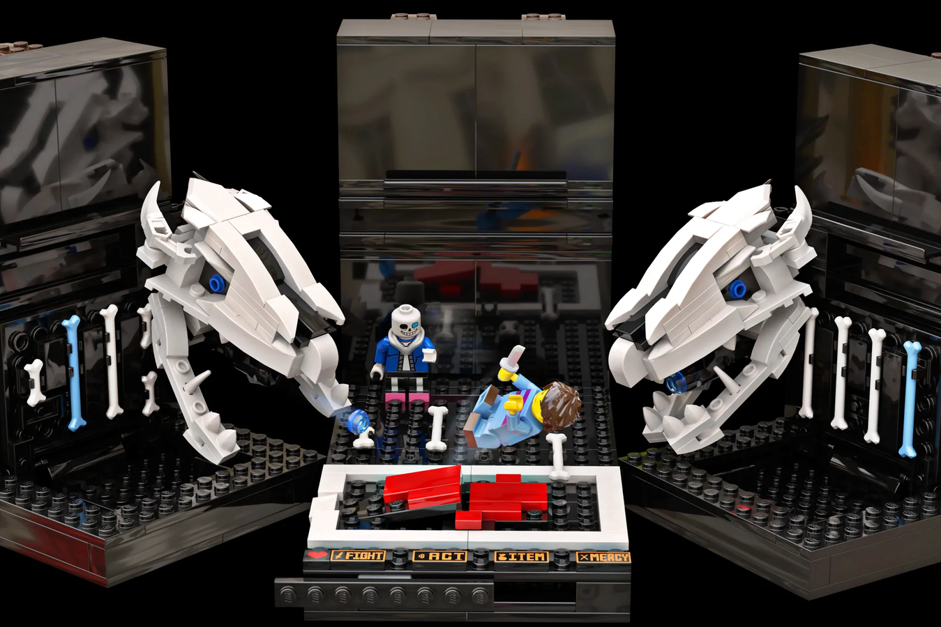 LEGO IDEAS Undertale Sans Boss Fight