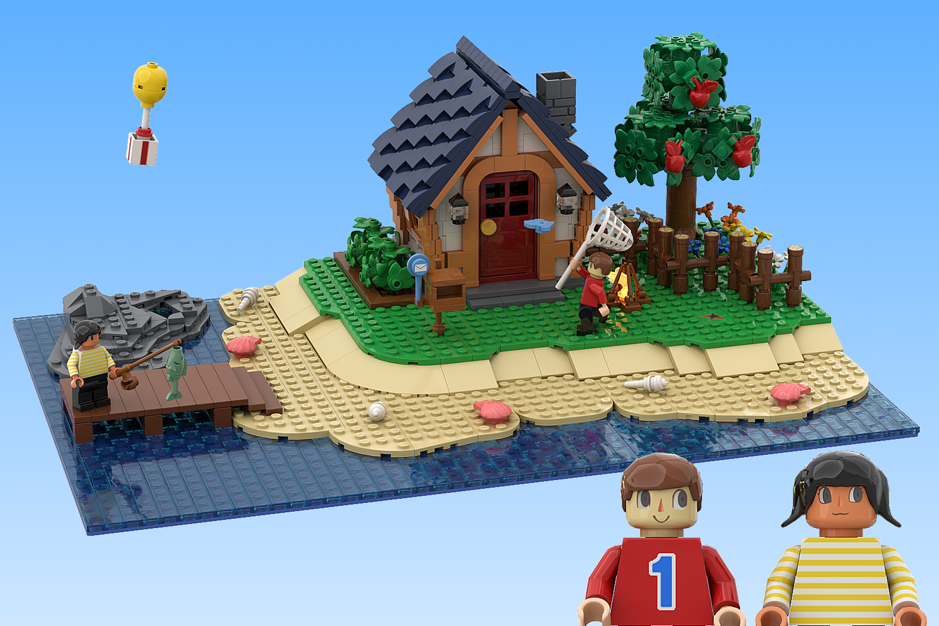 LEGO IDEAS - Animal Crossing New Horizons - Island Paradise