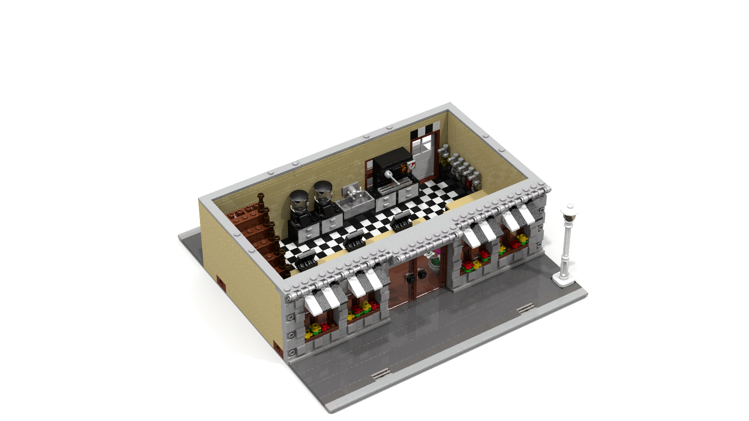 LEGO IDEAS Modular Coffee Shop