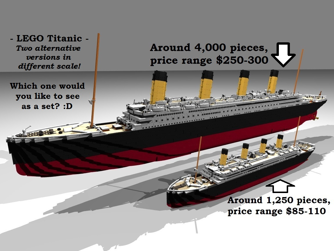 LEGO IDEAS - Microtanic - Mini Titanic