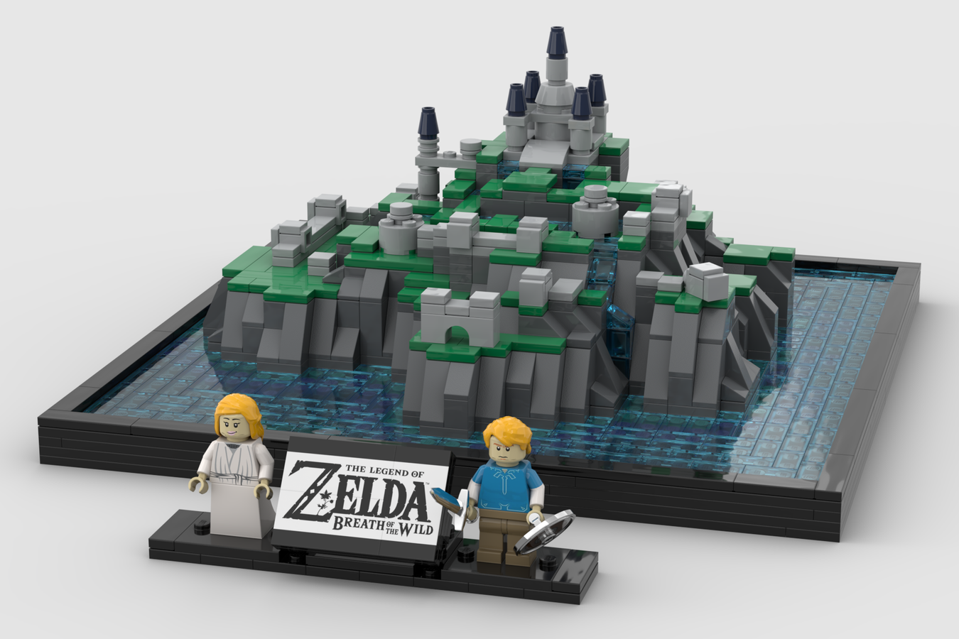 LEGO Hyrule Castle Entrance: A Zelda Custom set from BOTW 