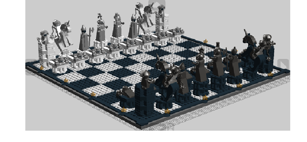 LEGO Harry Potter Chess 1  Lego harry potter, Harry potter chess, Harry  potter chess board