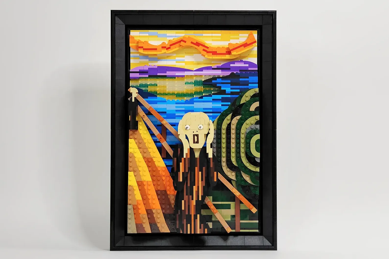 A versão LEGO de 'O Grito', a pintura icônica de Edvard Munch, parece mais  perturbadora do que a original