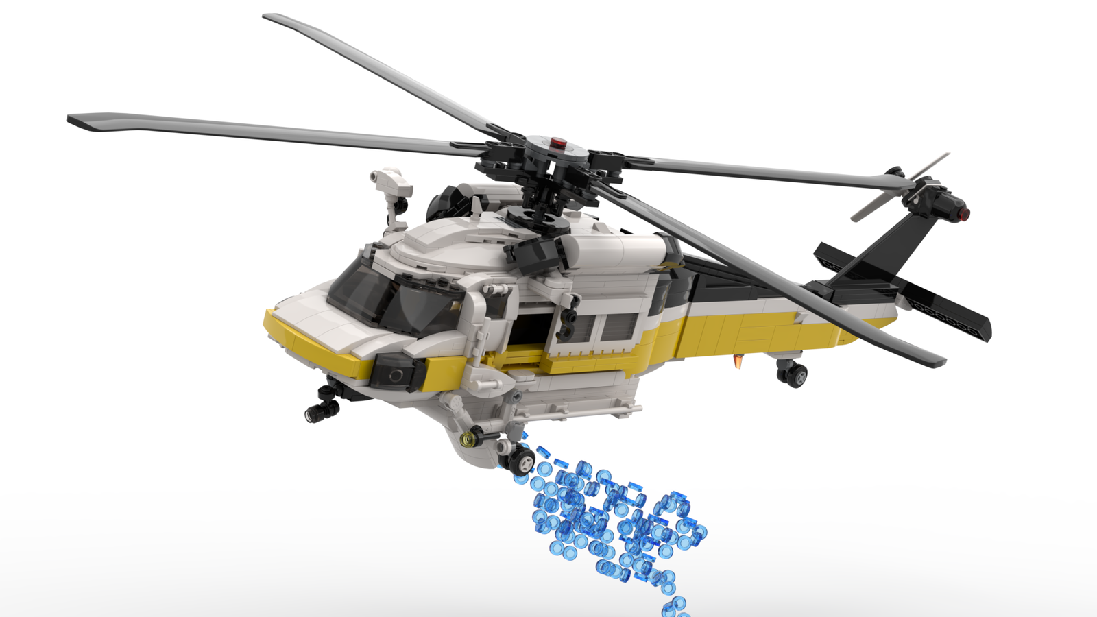 Lego helicopter hot sale moc