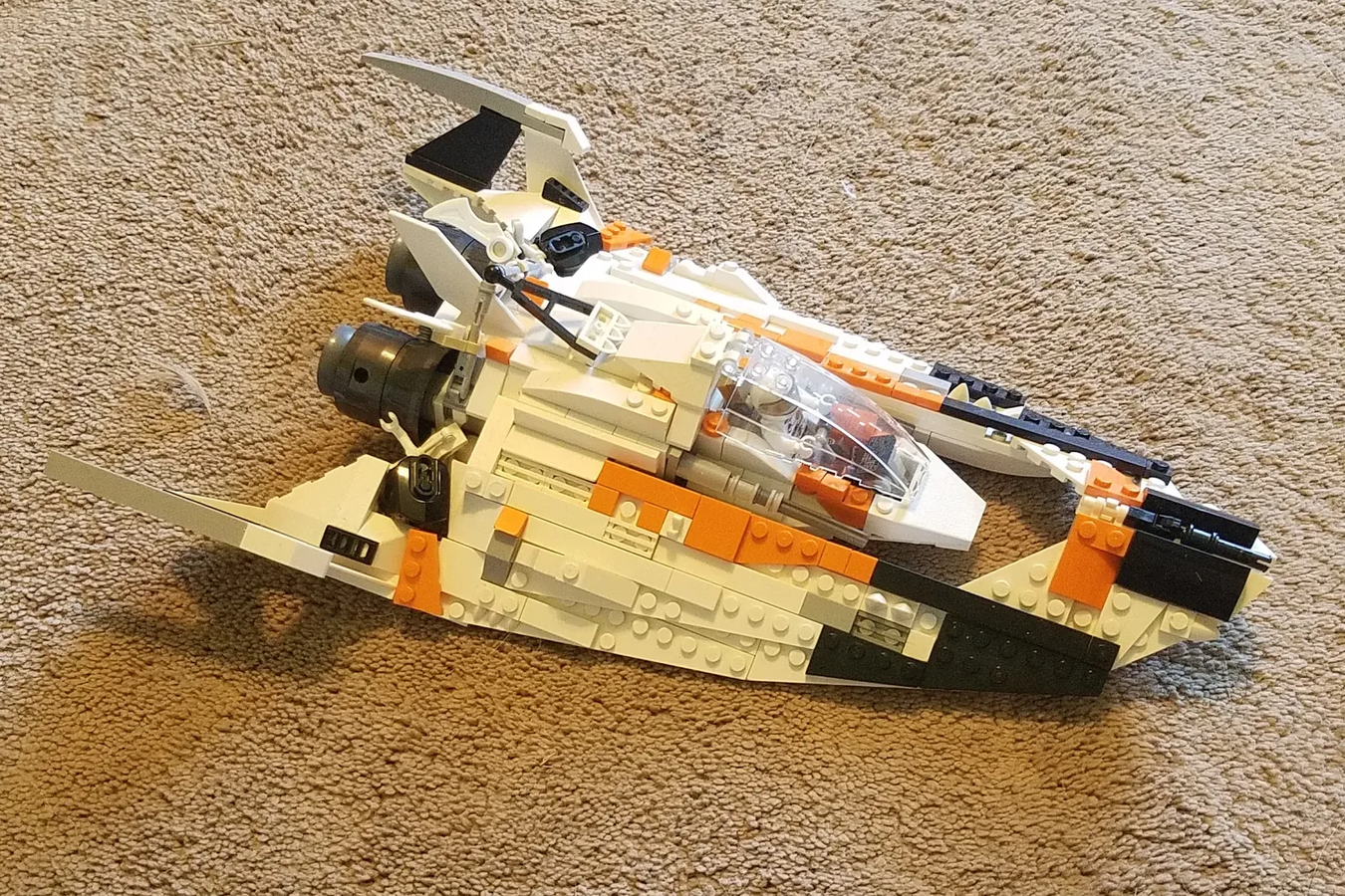 Lego cheap white spaceship