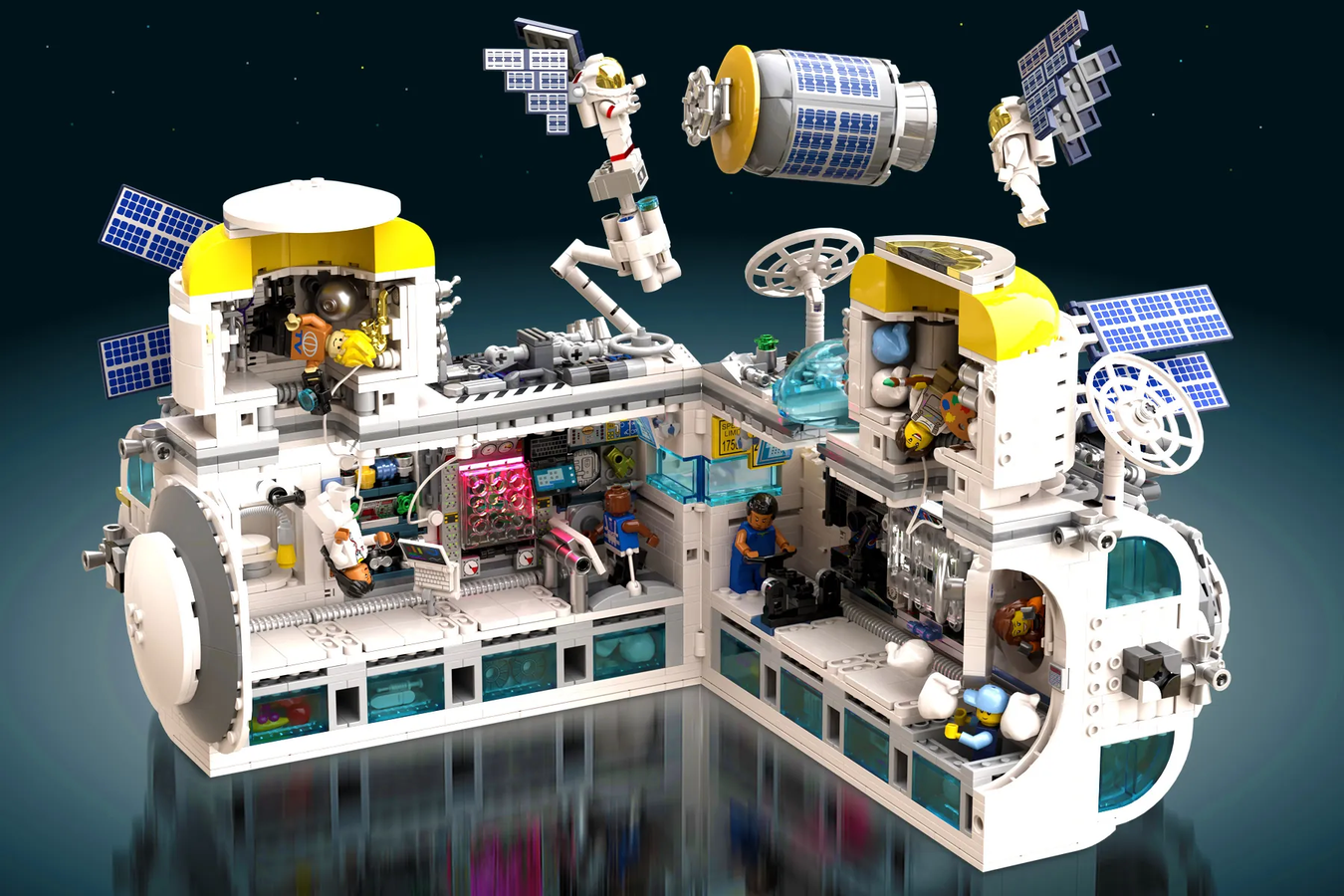 Lego space station moc on sale