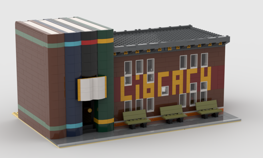 LEGO IDEAS Bookshelf Lbrary