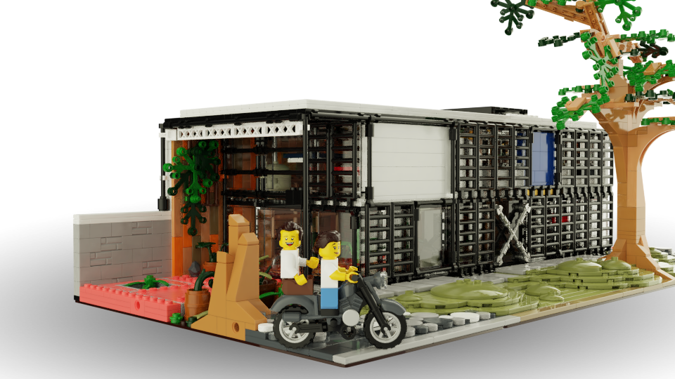 LEGO IDEAS Modular Lego Eames Case Study House 8