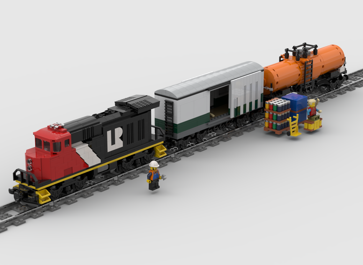 LEGO IDEAS - Heavy North American Cargo Train