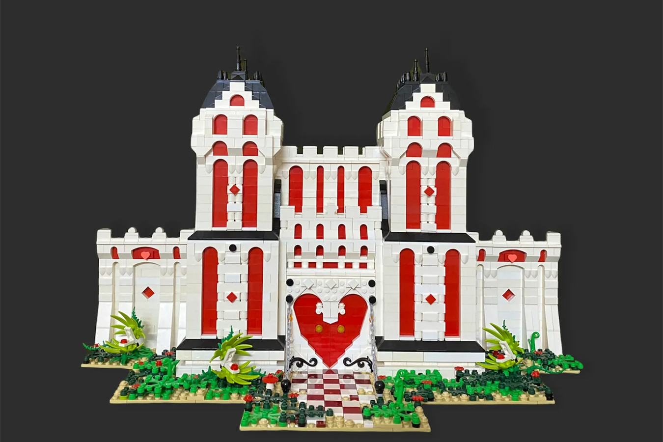 alice in wonderland red queen castle