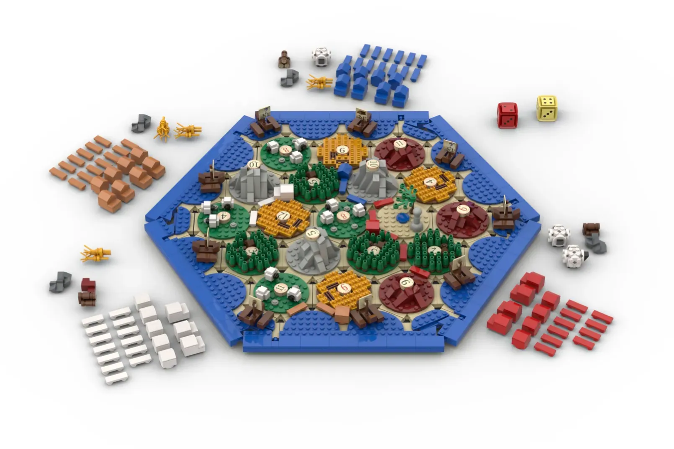 Lego settlers sale of catan