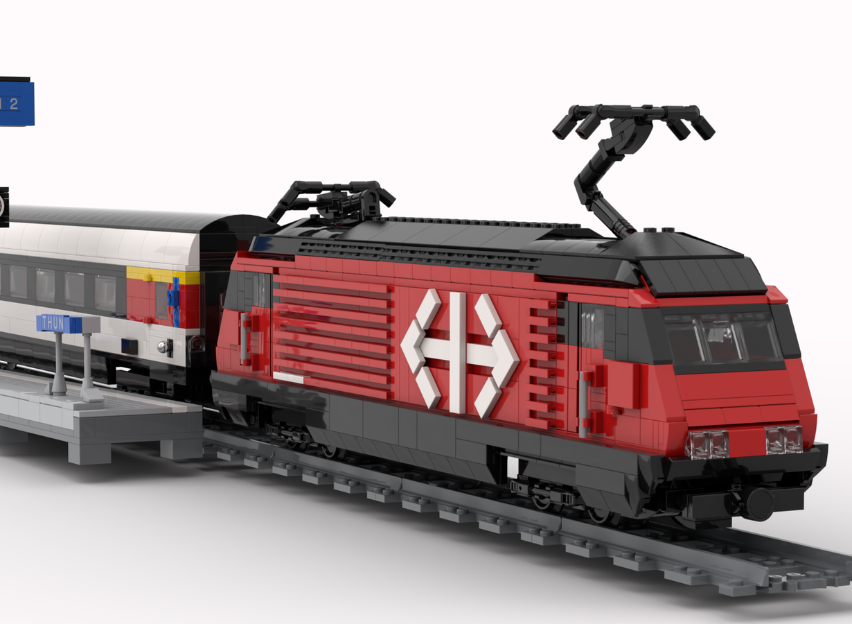 Lego 8 wide store train