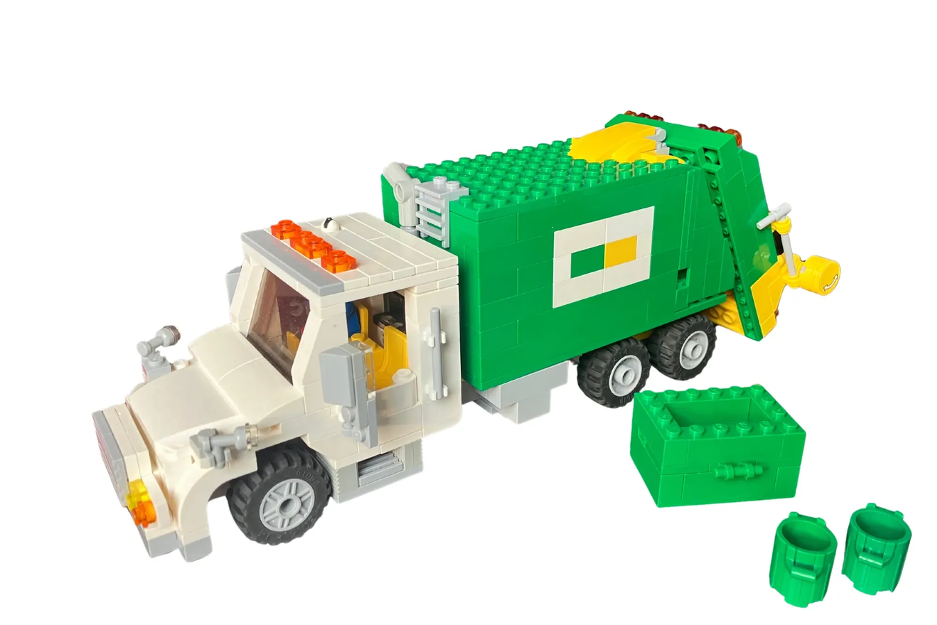 LEGO IDEAS Waste Management Rear Load Garbage Truck