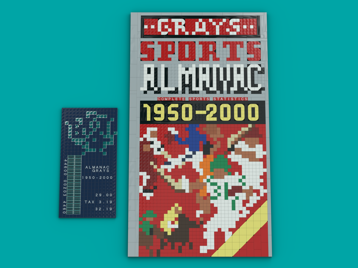 LEGO IDEAS Almanac Mosaic Type.