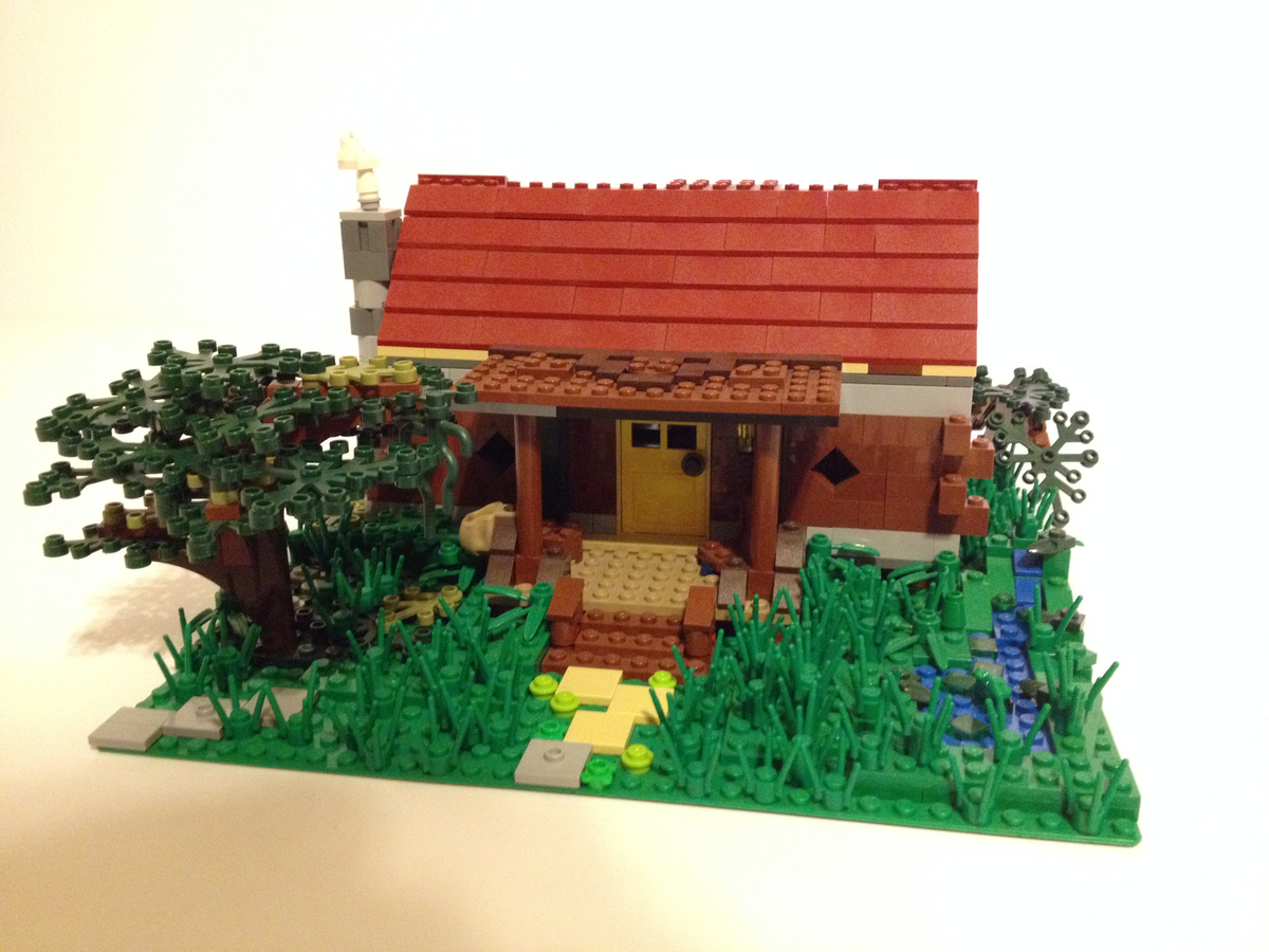 Lego best sale log house