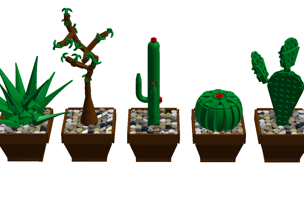 LEGO IDEAS - Cactus in a Pot