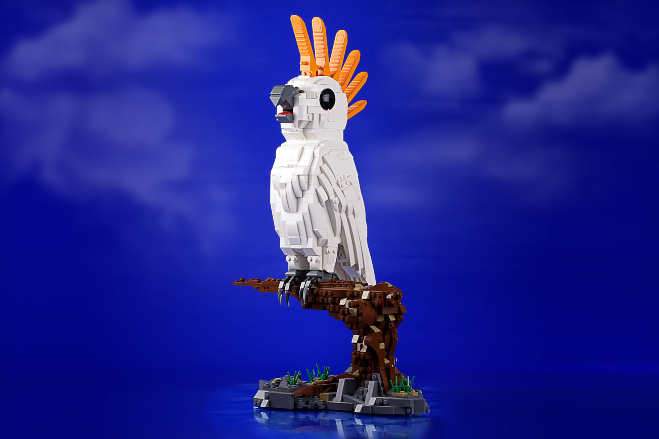 Lego cockatoo on sale