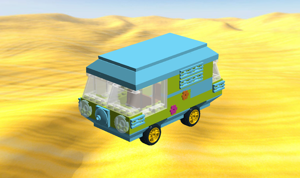 mystery machine lego set