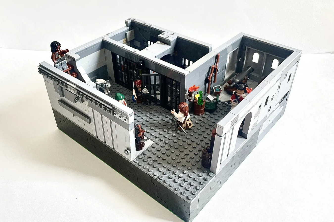 Lego sales prison moc