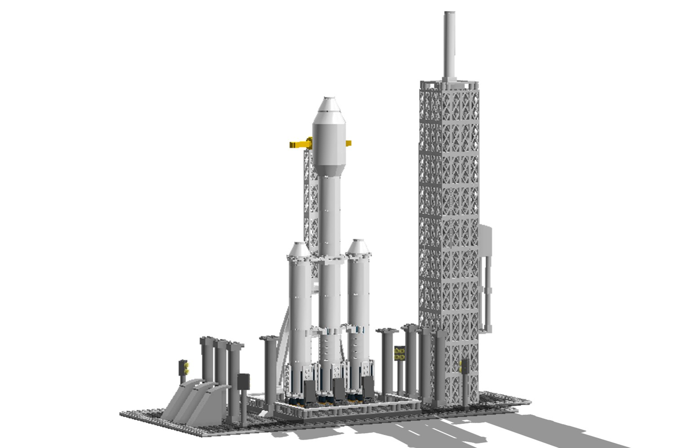 Lego cheap falcon heavy