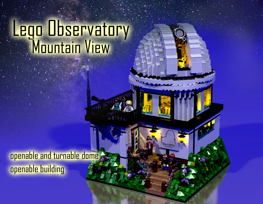 Lego Observatory - Mountain View