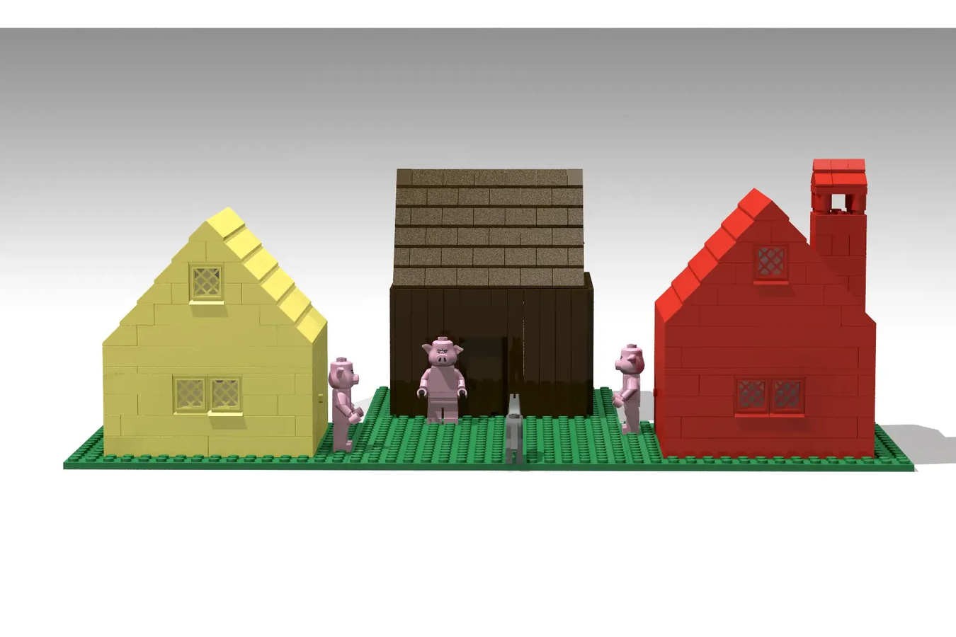 brick house three little pigs