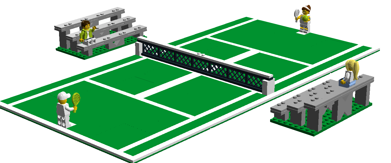 lego friends tennis court