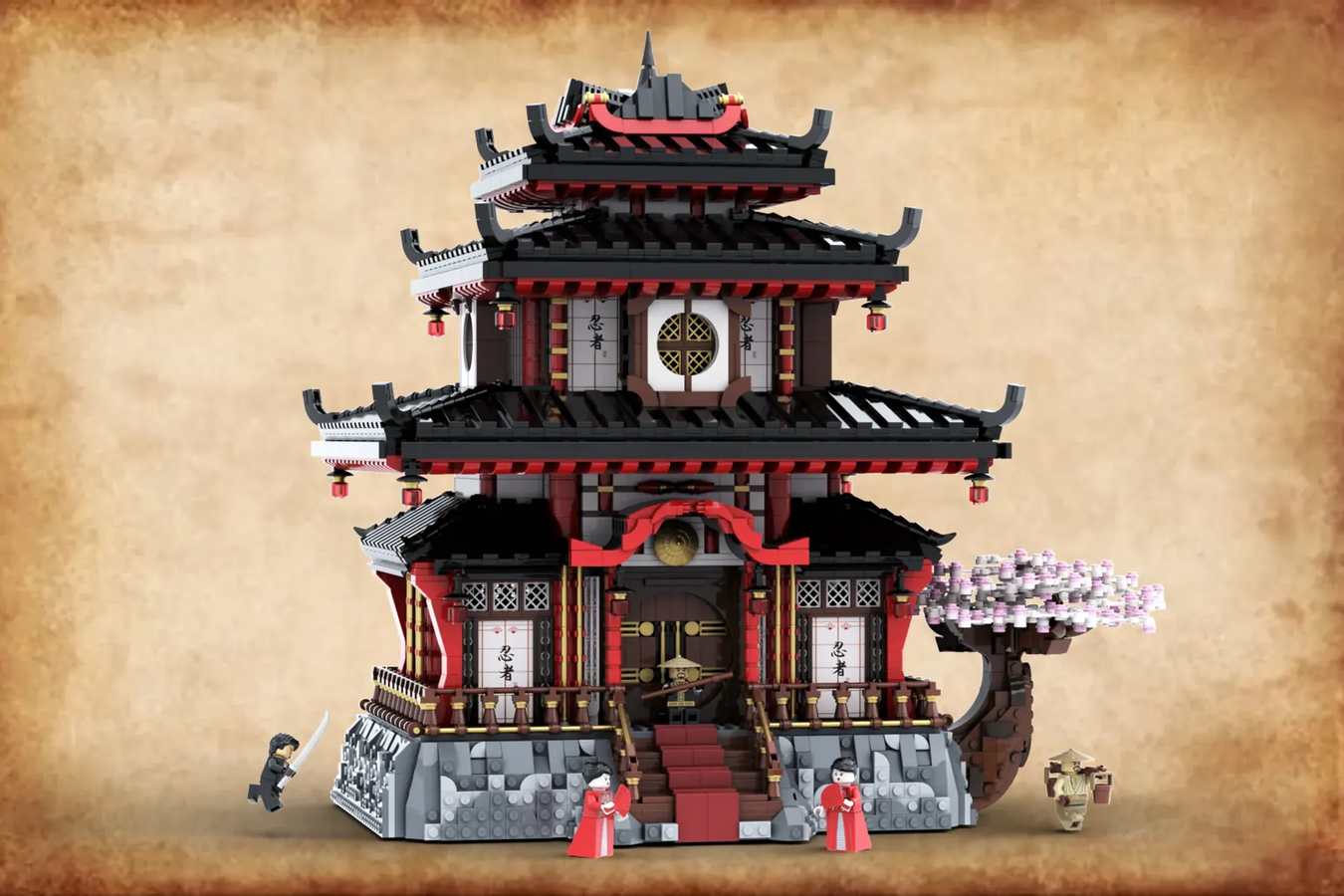 Lego pagoda cheap