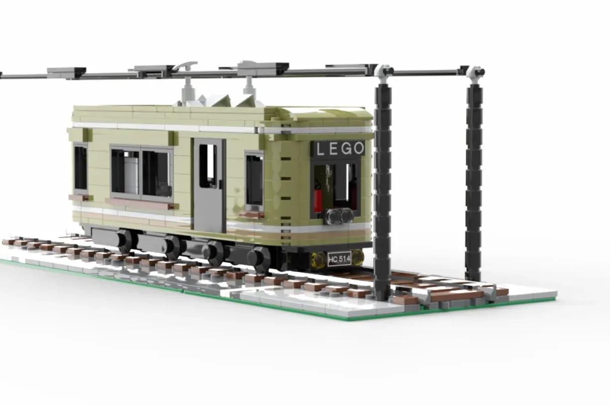 Lego tram hot sale track