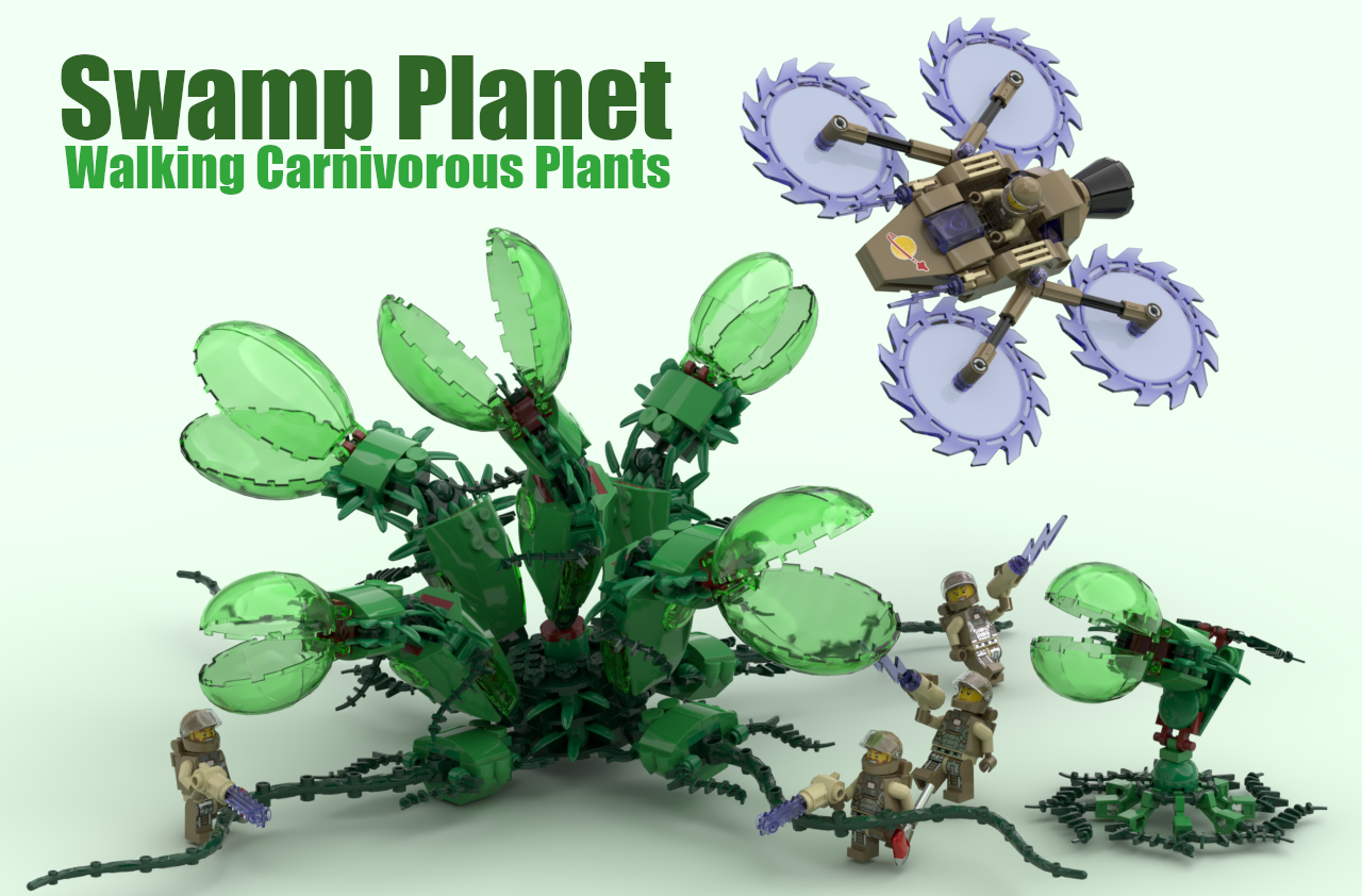 LEGO IDEAS Swamp Planet Carnivorous Plant Invasion