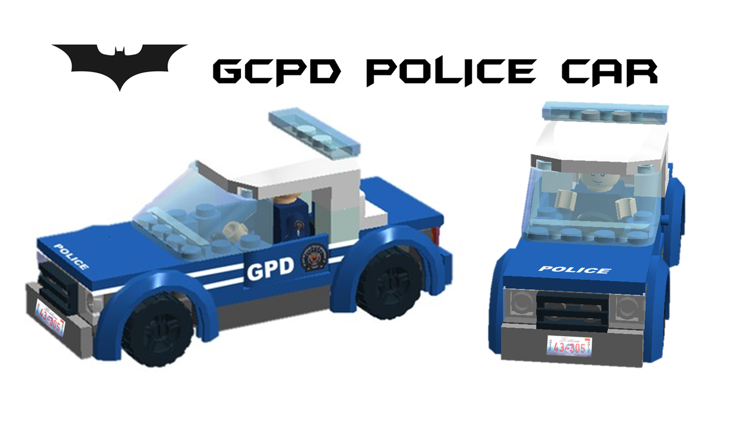 Lego gotham store police car