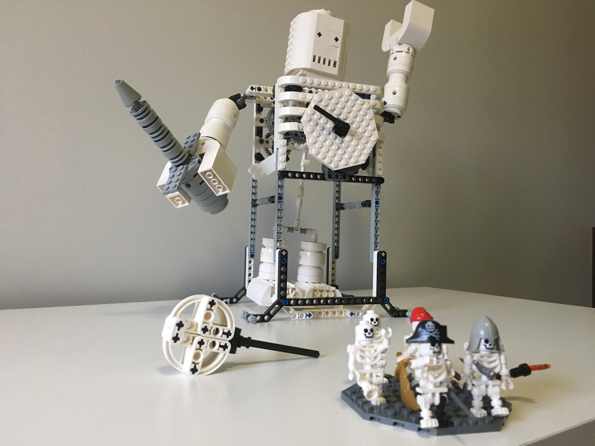 Lego best sale robot skeleton