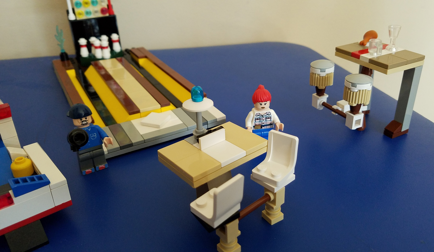 lego bowling alley