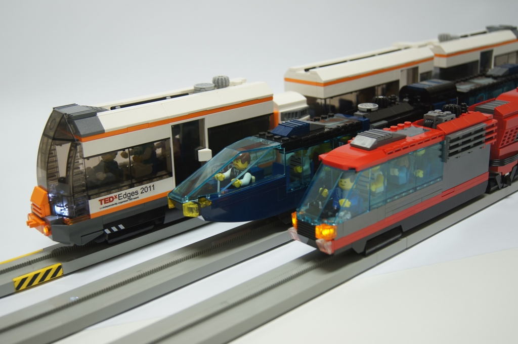 Lego store monorail train