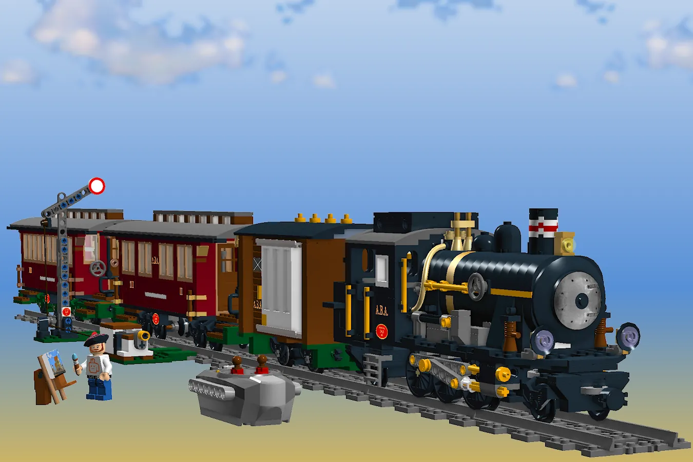 Vintage 2024 lego train