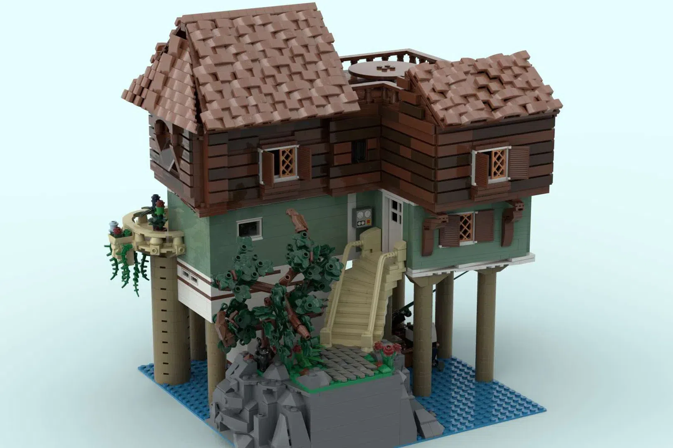 LEGO IDEAS - The House Above The Sea