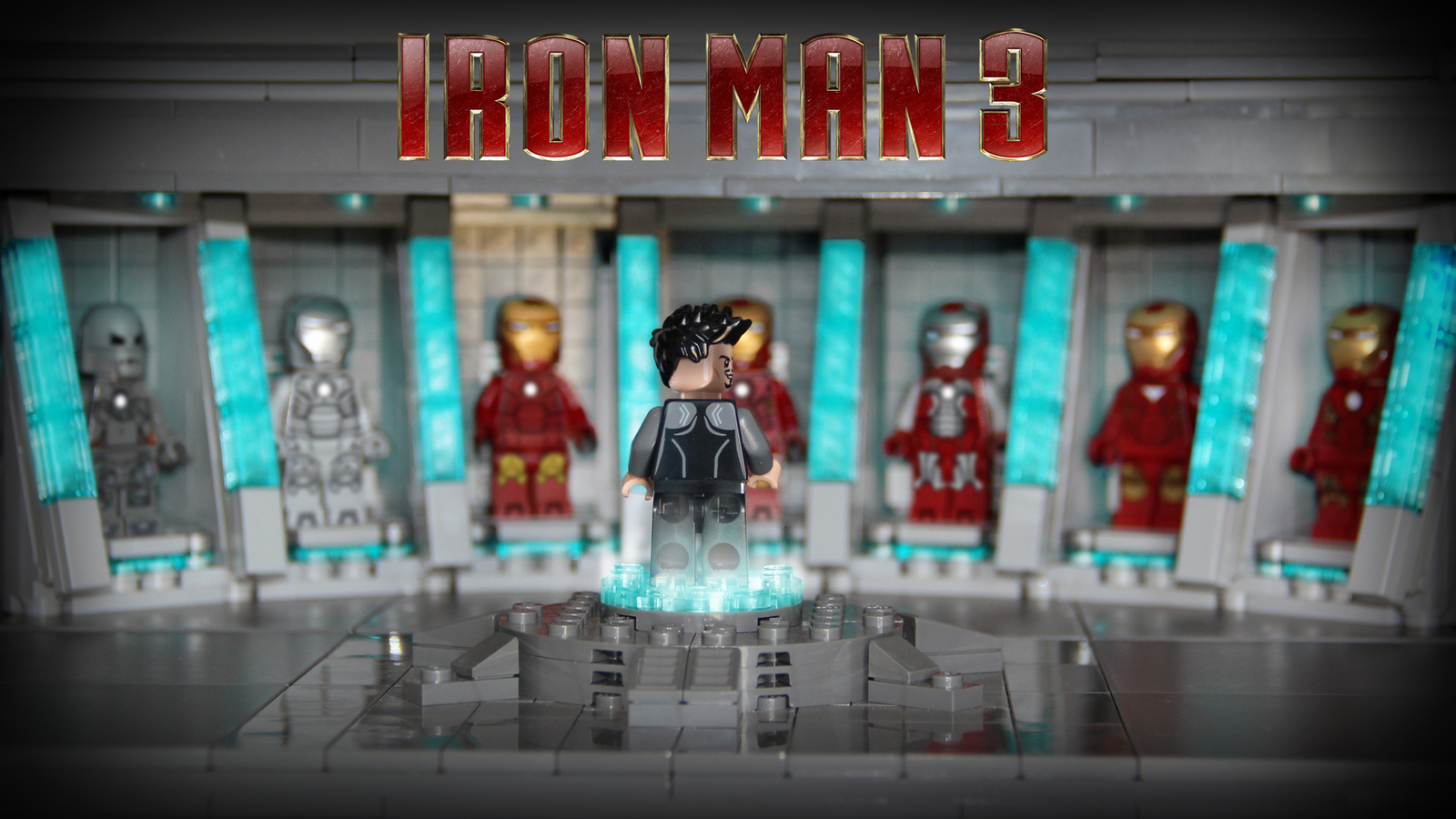 LEGO IDEAS Iron Man 3 Movie Accurate Hall of Armor set of 7